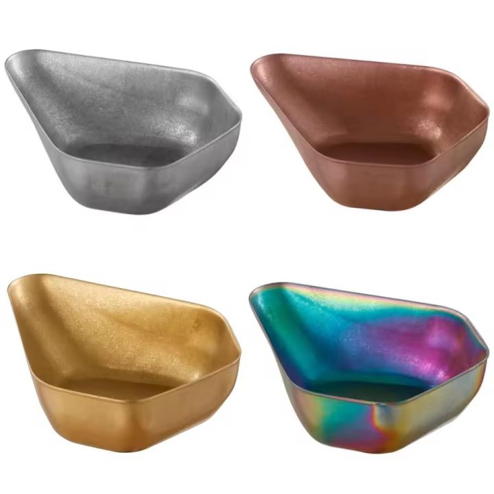 Coffee Bean Dosing Cup Coffee Bean Weighing Tray Coffee Bean Weighing Bowls, Single Dose Measuring Tray 304 Stainless Steel