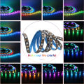 5050 RGB LED Strip Addressable DC 5V 3pin WS2812B IC 60 LEDs/M 30LEDs/M IP30 IP65 Lamp Waterproof Light Tape Chip LED 5M Digital. 