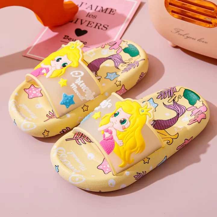 Girls%20Mermaid%20Slippers%20Soft%20Bottom%20Non-slip%20Home%20Indoor%20Sandals%20Slippers%20Middle%20and%20Big%20Children%20Cute%20Princess%20Bathroom%20Slippers%20-%20Image%202