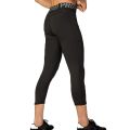 Mens Compression Pants 3/4 Capri Running Leggings Cool Dry Workout Athletic Gym Tights Bottom with Pockets. 