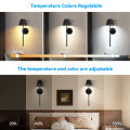 2PCS Wireless Wall lamp Hotel Home Interior Decor Rechargeable Lighting Warm/Cold White Corridor Bedroom Bedside Wall Light. 