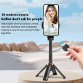 Universal Portable Selfie Stick Tripod Foldable Mini Selfie Stick Phone Tripod Stand With Detachable Wireless Remote Controller. 