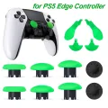 Replacement Thumbsticks Joysticks Cap For PS5 Edge Dualsense Controller and 4 Paddles Green Color. 
