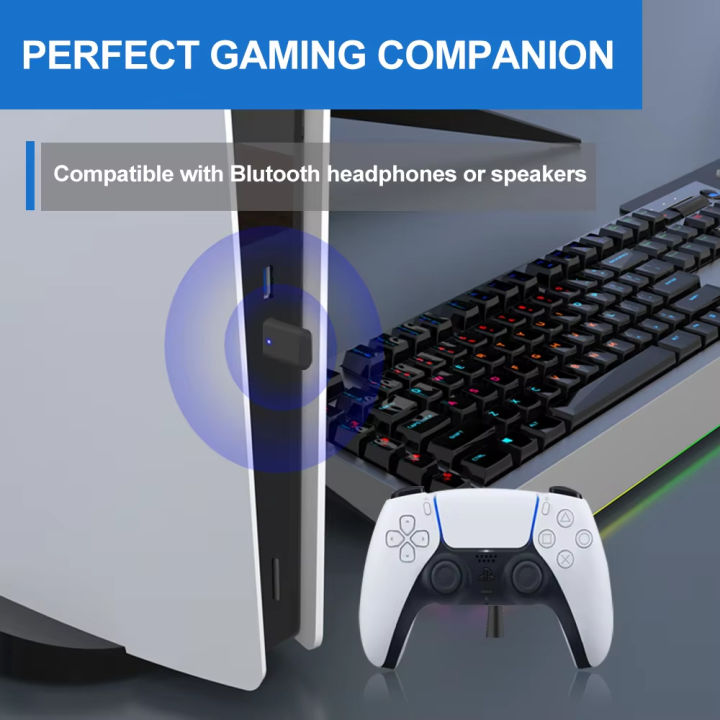 USB-C%20Qualcomm%20AptX-Adaptive%20Bluetooth%205.2%20Transmitter%20for%20PC/Mac/PS5,%20Dual%20Connection%20Audio%20Dongle%20Adapter%20-%20Image%203