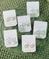 Women's Classic Ear Studs 1 Pair. 