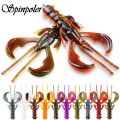 Spinpoler Agile Shrimp Soft Bait Fishing Lure TPR Floating Salted UV Active Crayfish For Weedless Rigs Jig Ned Split Drop Shot.