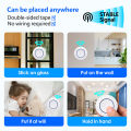 AXUS 110V 220V Mini Receiver 433HMz Wireless Round Button Remote RF Safey Switch Module 2200W Fr Home LED Lamp Bulb. 