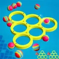 Fun Splash Water Sports Floating Pool Game Toy - Durable EVA Material, Random Color Ball, Perfect for Summer Fun. 