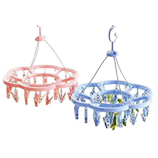 theFitsquare%2012%20Clip/Pins%20Plastic%20Drying%20Hanger%20Rack%20Laundry%20...%20-%20Image%203