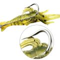 10PCS Soft Simulation Shrimp Prawn Lure Hook Crankbaits Fishing Tackle Fishing Lures Artificial Bait Wobblers for Trolling. 