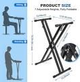 KEYBOARD STAND - DOUBLE X Adjustable keyboard stand, organ stand. 