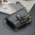 New Men's Short Wallet Premium Business Dual Zip PU Retro. 