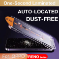 For OPPO Reno 8 8Z 7 6 5 4 3 2 Z LITE K F ACE SE  Pro Plus 5G Tempered Glass Screen Protector Easy Install Auto-Dust Removal Kit. 