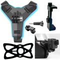 Motorcycle Helmet Phone Stand Mount Holder For GoPro Hero 12 10 9 8 7 Action Sports Camera Holder Motorcycle Camera Accessories. 