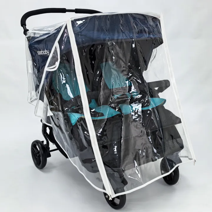 Twin%20Stroller%20Rain%20Cover%20Windshield%20Double%20Front%20Stroller%20Universal%20Rainproof%20Warm%20Cover%20Cart%20Raincoat%20Baby%20Stroller%20Accessories%20-%20Image%202