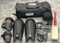 hard ball cricket kit MRF. 