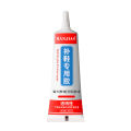 Transparent and soft shoe repair adhesive, slow drying and colorless adhesive 60ml. 