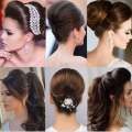 Synthetic Hair Volume Bump Inserts with Invisible False Hair Clips and Fluffy Pads Hair Bun Hairstyle Styling Tool Set for Women. 