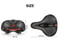 Active Zone Ventilation Cutout Bike / Bicycle / Cycle Seat / Saddle with Back Reflector Light. 