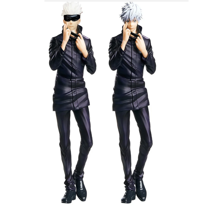 The Jujutsu Kaisen Satoru Gojo Figure Interchangeable Head Model Toy