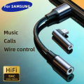 Origina Usb Type C To 3.5mm Aux Adapter Type-c 3.5 Jack Audio Cable For Samsung Galaxy S23 S22 S21 Ultra S20 Note 20 10 Plus Tab. 