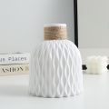 1PC Water Ripple Plastic Vase Wave Flower Pot Arrangement Modern Nordic Style Home Living Room Desktop Decoration Ornament. 