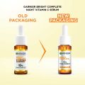 Garnier Bright Complete Night Vitamin C Serum With 10% Pure Vitamin C for Bright Skin, 15 ml. 