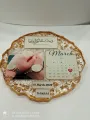resin small sidetable frame anniversary best gift/birthday gift / resin art /personalized frame. 