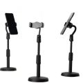 Tiktok, sketch and Art drawing, and YouTube videos creator Compatible Compact Lightweight Mobile Smart Phone Tripod Stand - Black. 