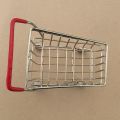 Mini Shopping trolley Mini Shopping Cart Mini Supermarket  Storage toy Decor. 