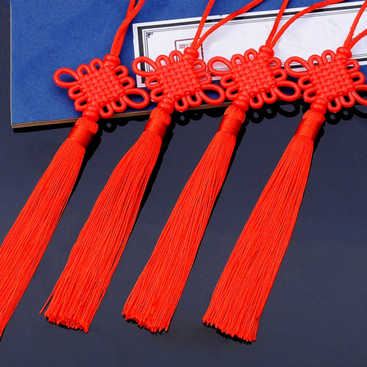 5pcs%2024cm%20New%20Acrylic%20Plastic%20Chinese%20Tassel%20Small%20Big%20Red%20Festive%20Tassel%20Spring%20Festival%20Decoration%20Chinese%20Knot%20Car%20Hitch%20-%20Image%202