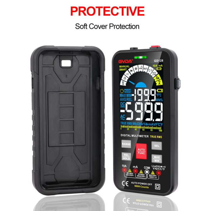 New%209999%20Counts%20Digital%20Multimeter%20Smart%20Auto%20Range%201000V%2010A%20Tester%20Meter%20Ohm%20Hz%20Capacitance%20REL%20True%20RMS%20AC%20DC%20DMM%20Multitester%20-%20Image%203