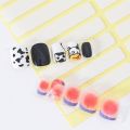 1 to 100 Sheets Double-Sided Crystal Nail Adhesive Strips Transparent PET Tape for False Nail Practice Display & Training Stands.