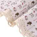 1 PCS Floral Linen Lace Microwave Oven Cover Greaseproof Double Pocket Dust Cover Microwave Oven Cover  Kitchen Accessories. 
