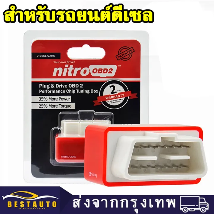 【For diesel cars 】 15% fuel saver Nitro eco OBD2 chip tuning box, more torque performance, more power Nitro OBD 2 ecoobd2