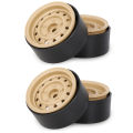 Deep Dish 1.9" Metal Beadlock Wheel Hub Rim for 1/10 RC Crawler Axial SCX10 II III 90046 MST RGT YIKONG Traxxas TRX4 RC4WD D90.
