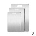 Stainless Steel Panel and Chopping Board Kitchen Household Thickened Double Sided Cutting Board Block Kneading Dough Board.