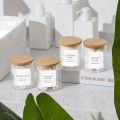 4Pcs/6Pcs Cotton Pad Holder Bathroom Container 10 oz Cotton Ball Swabs Dispenser, Clear Plastic Apothecary Jar Organizer.