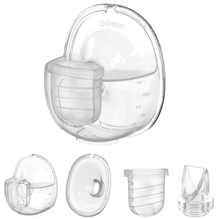 Wearable Breast Pump Replacement Parts Compatible with Nuliie NCVI NICEGREEN Life Zooawa S32 Breast Pump, Milk Collector Cup