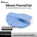 LDPCSJ Silicone Heat Sink Pads for M.2 2280 SSD NVMe, CPU & GPU Cooling - 12pcs or 6pcs, Thermal Gel Pads. 