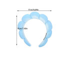 Fashion Microfiber Washing Wristbands Scrunchies Puffy Headband Spa Bubble Headband for Washing Face Makeup Shower Skincare. 