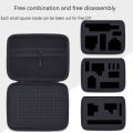 Large Capacity DIY Electronic Gaming Storage Bag,Free Compartment Bag for Hard Disk Switch Games Console Camera Carring Handbag.