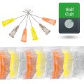 100pcs/Bag Dental Endo Irrigation Needle Tip 25G/27G/30GA 30G End-Closed Side Hole Endo Syringe Root Canal Washing Needle Tip.