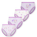 4-Piece Cute Girls Panties Premium Comfortable Cotton Baby Girls Briefs Aged 2-9 Pretty Kitty Pattern Children Underwear Bottoms. 
