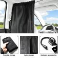 Car Sunshade, Front and Rear Partition Curtains, Front and Rear Privacy Curtains, Suitable for Travel, Camping, and Sleep Privac.
