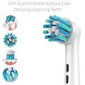 4PCS Dupont Bristle Electric Toothbrush Heads Whiten Teeth/Daily Clean/Precison Cleaning/Soft Care Teeth Function For Oral B. 