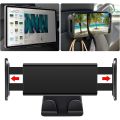 For Tesla Model 3/Y Back Seat Phone Holder with 2 Hooks 360° Rotate Stand Auto Headrest Bracket Support For Tablet PC iPad Mini.