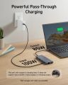 Anker 565 11-in-1 USB-C Hub 10 Gbps USB-A Data Ports 4K HDMI Display Ports 100W Power PD for Laptop Computer. 