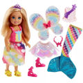 Barbie Dreamtopia Chelsea fairytale dress-up doll set. 
