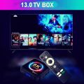 Allwinner H313 Quadcore Cortex A53 Android Tv Box 14, Voice/Bluetooth 2+16 Remote, 4K TV Box, Tiktok, NetTv. 